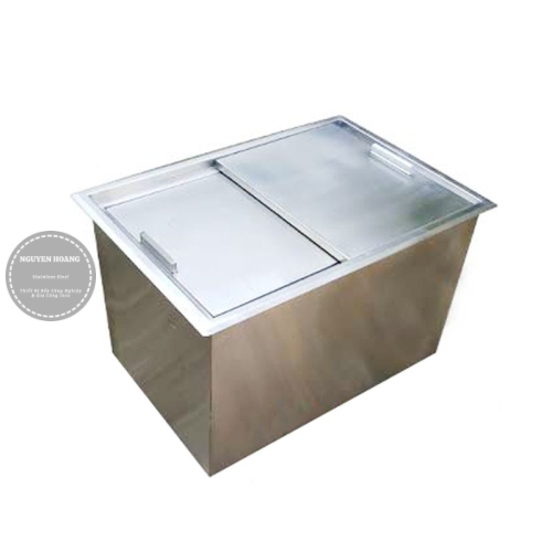 Thùng đá inox âm bàn