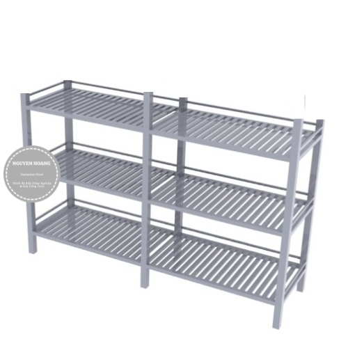 Kệ Inox Công Nghiệp 3 tầng