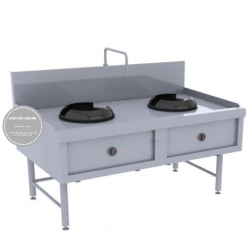 Bếp inox 2 họng