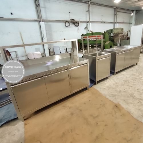 Quầy pha chế inox