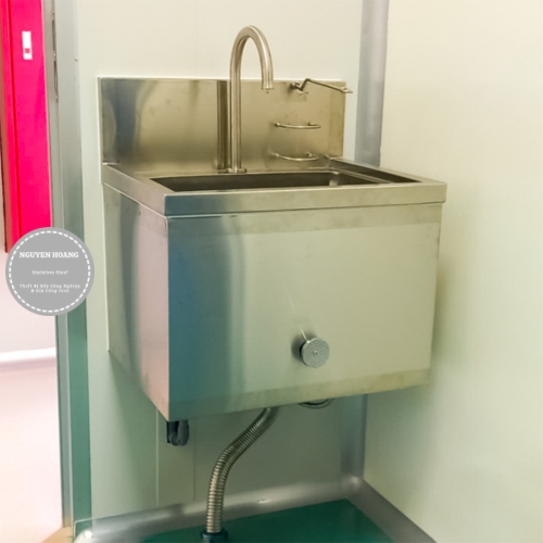 Chậu rửa tay sử dụng van nhấn gối Chậu rửa tay sử dụng van nhấn gối