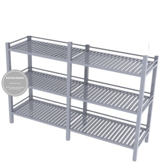 Kệ Inox Công Nghiệp 3 tầng