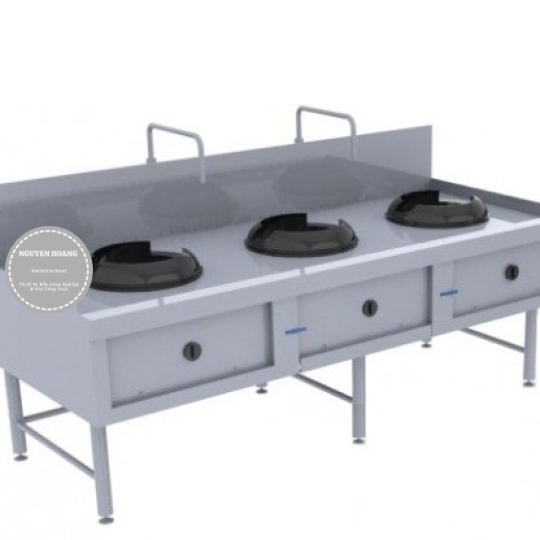 Bếp inox 3 họng