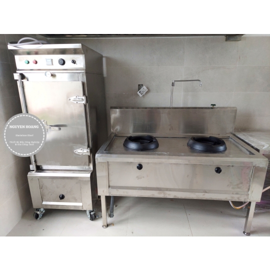 Bếp inox 2 họng