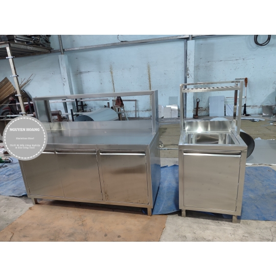 Quầy pha chế inox