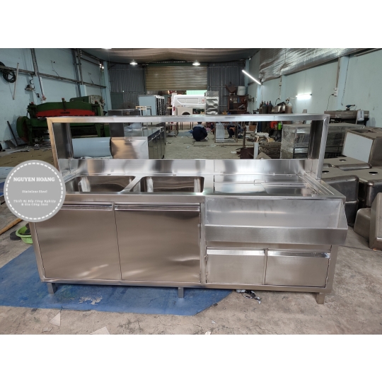 Quầy pha chế inox