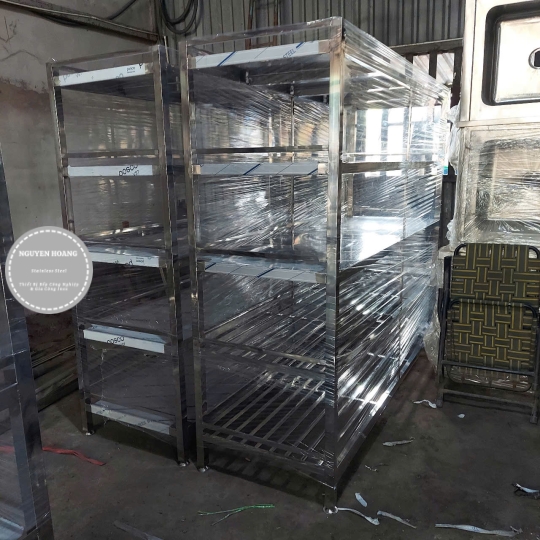 Kệ Inox Công Nghiệp 5 tầng