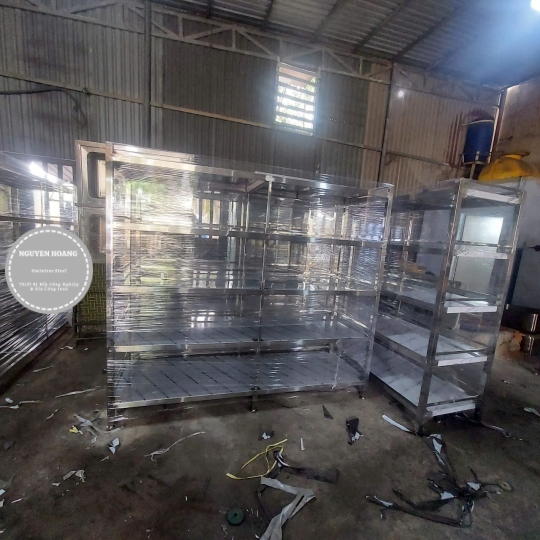 Kệ Inox Công Nghiệp 5 tầng