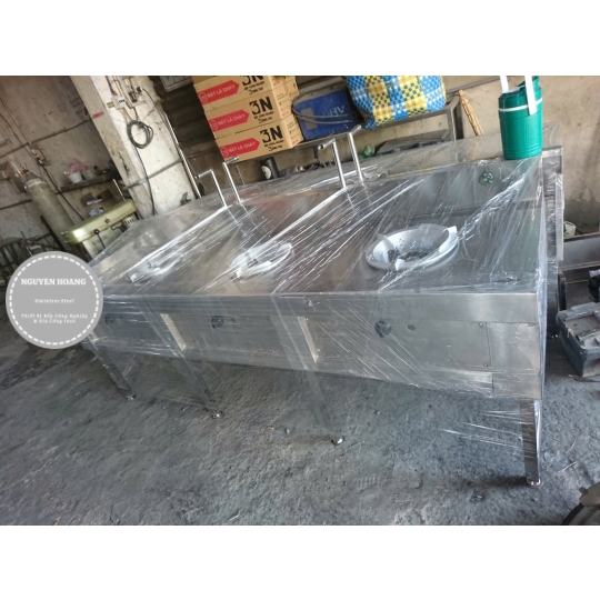 Bếp inox 3 họng