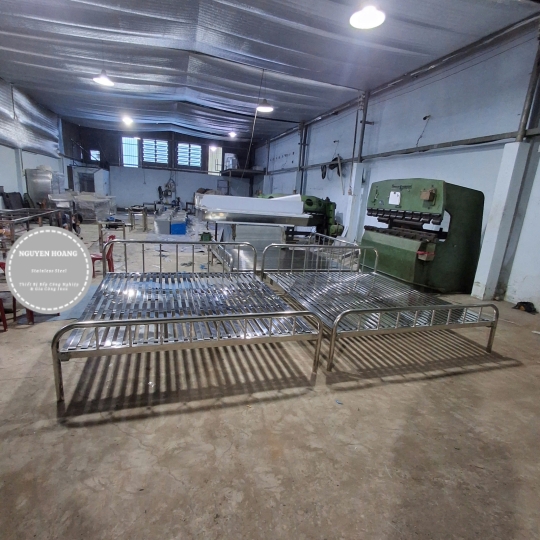 Giường Inox 1 tầng